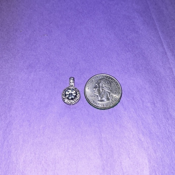 PREMIER DESIGNS Silver & Cubic Zirconia Necklace Pendant - Picture 4 of 4